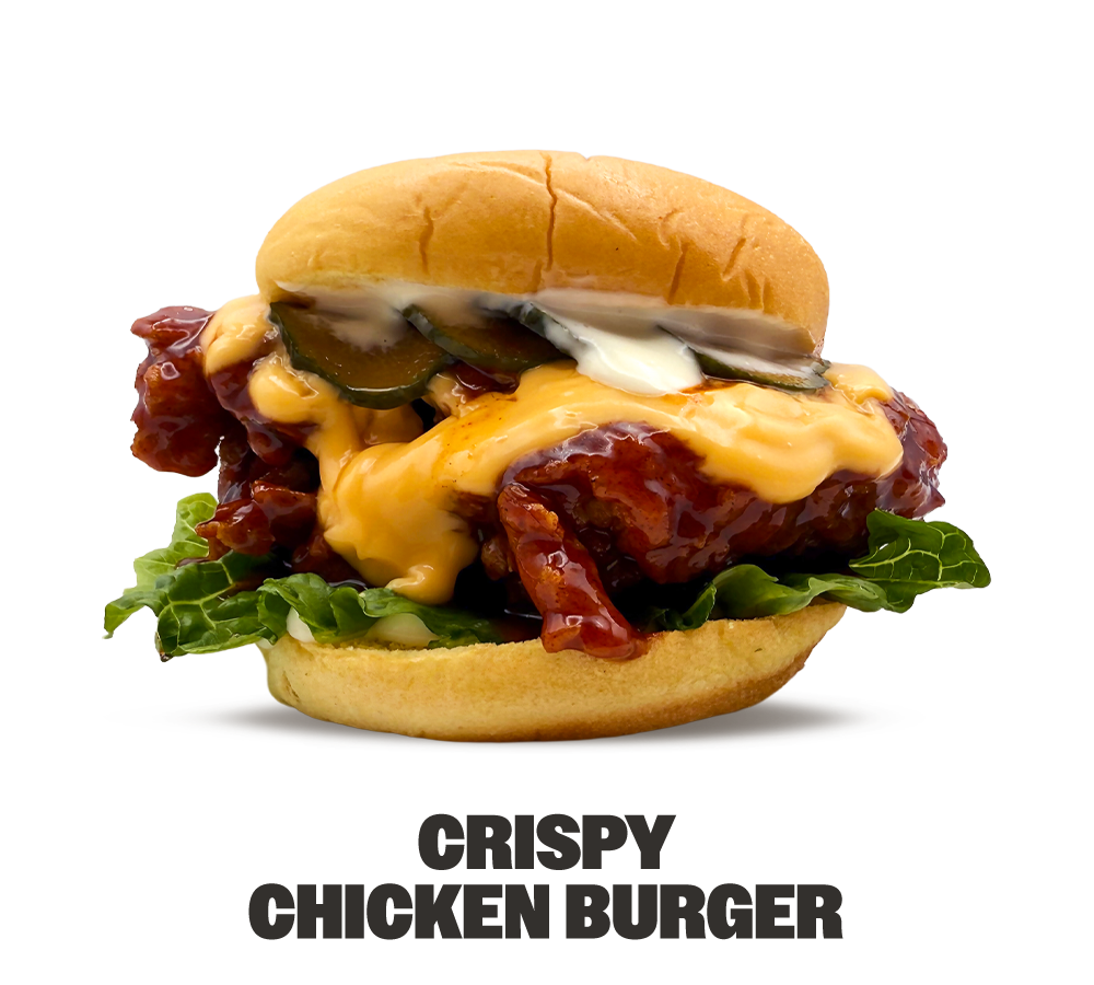 Romaine, Pickles, Cheddar cheese, Sweet&Spicy Sauce